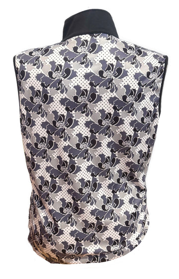 Monterey Club Women's Gray Floral Sleeveless Golf Top Size XXL - 0