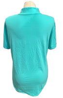 Ibkul Women's Teal Short Sleeve Golf Top Size XXL-2