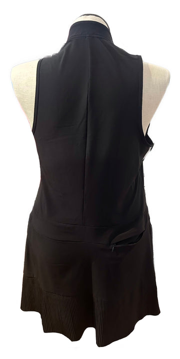 Adidas Women's Black Sleeveless Golf Dress w/Micro Pleats Size XL - 0