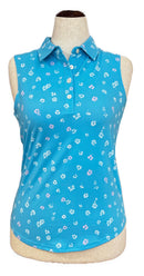 New Sunday Swagger Sleeveless Golf Top - Birdie Blossoms-1