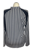 Tail Women's Deep Navy & White Patterned Golf Pullover Size XXL-2