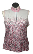 EP NY Women's White, Pink & Gray Ombre Print Sleeveless Golf Top Size XL-1
