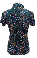 New Bad Birdie Women's Short Sleeve Super Duper Bloom - Black-2