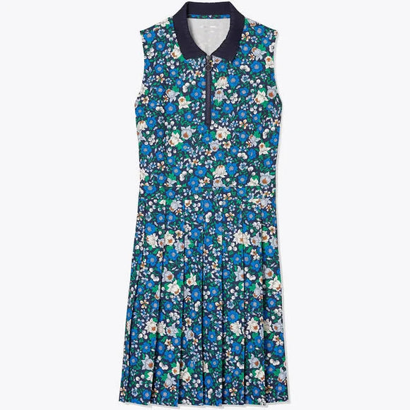 Tory Sport Navy Floral Dress Size XS MSP$330