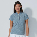 Daily Sports Terry Touch Grey Short Sleeve Polo Shirt Size L-1