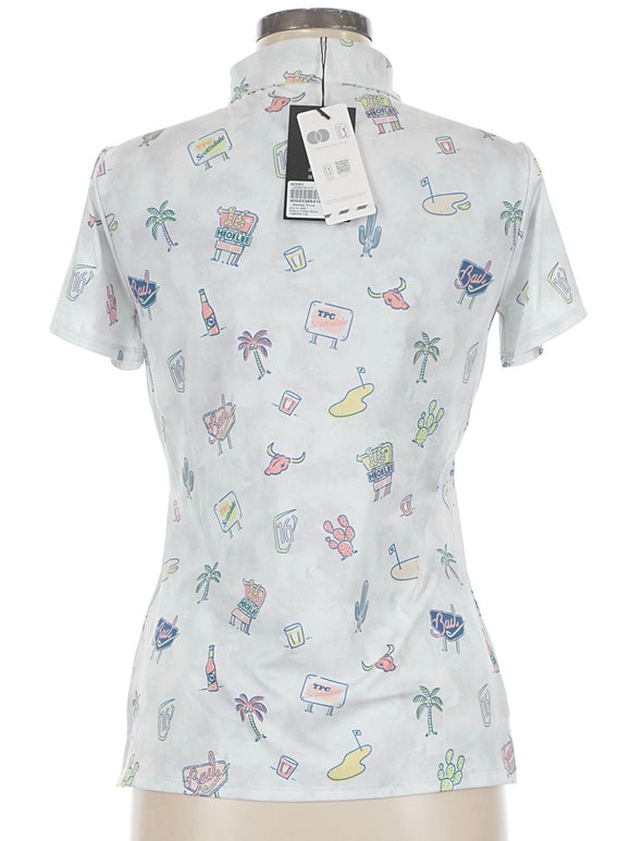 New Bad Birdie Women's Waste Management Open Themed Polo Size M MSP$101
