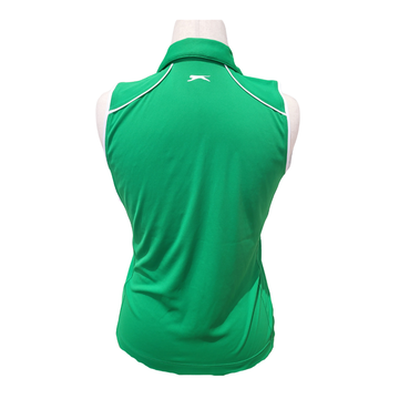 Slazenger Golf Bright Solid Sleeveless Mock Top w/ White Trim Size M - 0