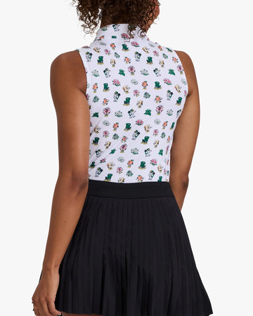 New Bad Birdie Women's Core Sleeveless Polo - Amateurland Icons - 0