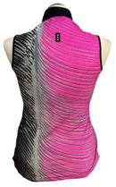 Jamie Sadock Pink, Black & Gray Sleeveless Golf Top Size M MSP$90-2