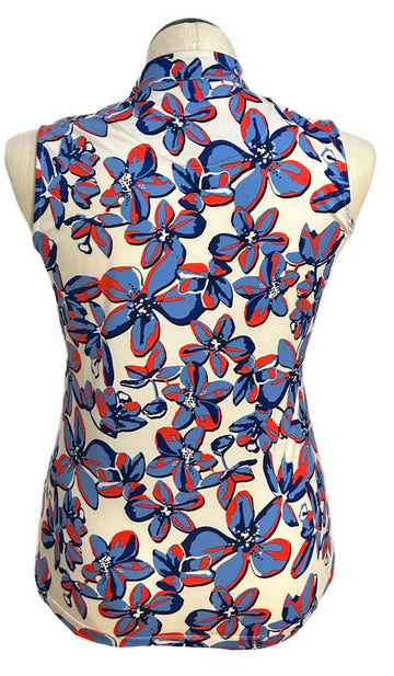 Tail Sleeveless Mock Top - Orchid Grove Size M - 0