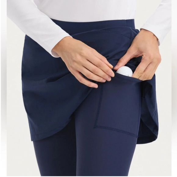 Renwick Navy Skirted Legging Size M