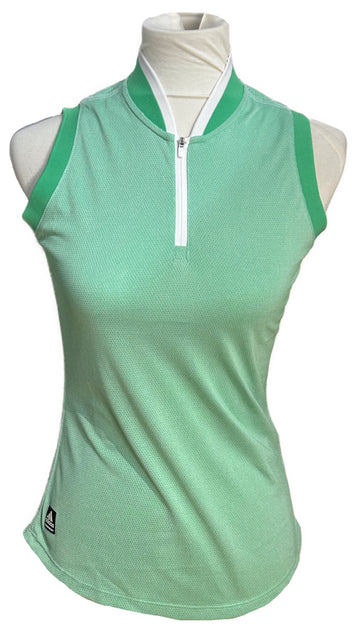 Adidas Spring Green Mock Sleeveless Golf Top Size XS