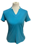 Lucky in Love Light Blue Workout Tee Size XS-1