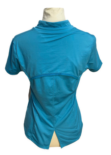 Lucky in Love Light Blue Workout Tee Size XS - 0
