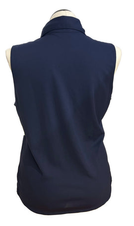 Lady Hagen Navy Sleeveless Polo Size XL - 0