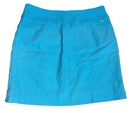 Swing Control Aqua Polka Dot Skort Size 14-2