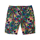 New Loudmouth Women's Bermuda Shorts - Mosaic Skulls MSP$78-1