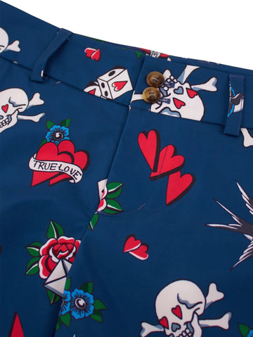 New Loudmouth Women's Bermuda Golf Shorts MSP$78