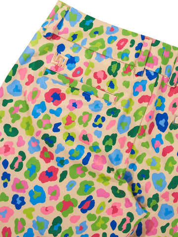 New Loudmouth Women's Bermuda Golf Shorts - Leopard Spots MSP$78 - 0