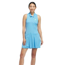 New Adidas Blue Sleeveless Pleated Golf DRess Size M MSP$120-1