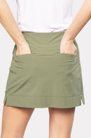New Golftini Be An Athlete Skort (Long) - Olive-3