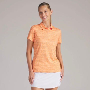 New Puma Women's Cloudspun Wavey Short Sleeve Golf Polo MSP$65 - 0