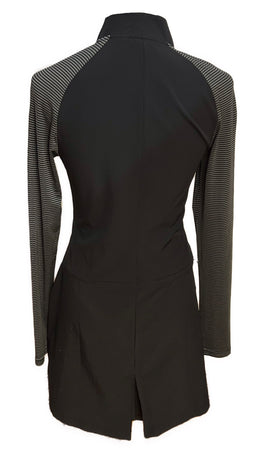 Adidas Long Sleeve Black, Navy & Stripe Dress Size XS - 0