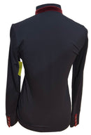 Golfino Navy Pullover w/ Red Velvet Collar Size 6-2