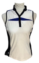 GGBlue luxe sport White, Royal & Black Sleeveless Size S-1