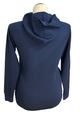 New Footjoy Navy Ribbed Full Zip Hoodie w/ Logo Size M - 0