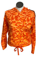 Kinona Orange Camo Adjustable Hoodie Size M-1