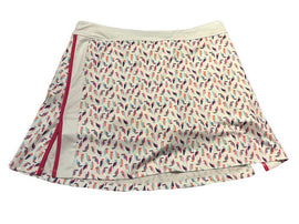 Callaway White Parrot Print Golf Skort Size XL MSP$88 - 0