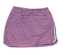 New Lady Hagen Women's Off to the Races Retro Geo Cherry Red Skort Size M MSP$65-2