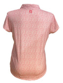 Footjoy Pink Speckle Golf Polo w/ Logo Size XL-2