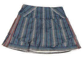 Lucky in Love Multicolored Zipper Print Skort Size M