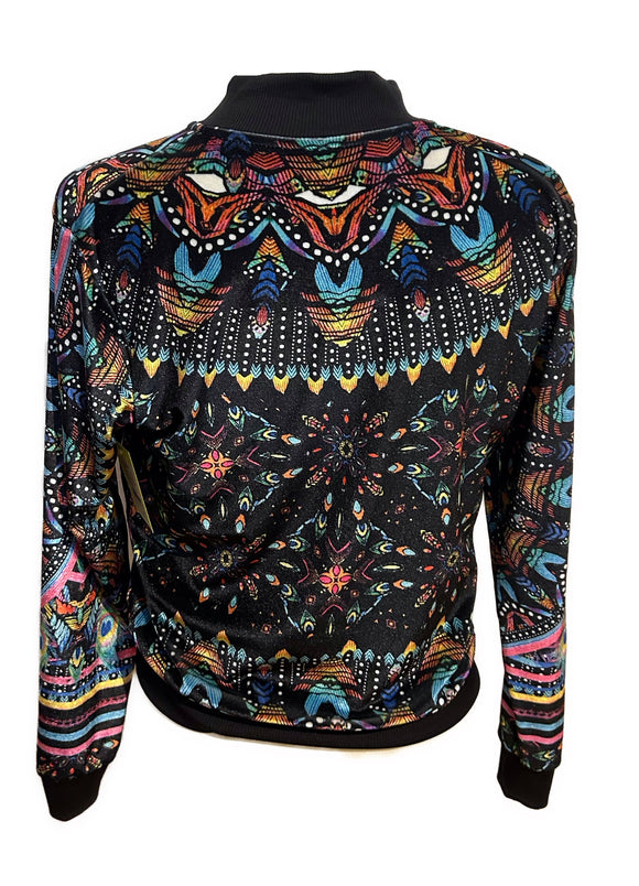 Lucky in Love Velvet Vision Full Zip Jacket Size XS