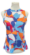 Tail Activewear Abstract Floral Tank Size M MSP$72-1