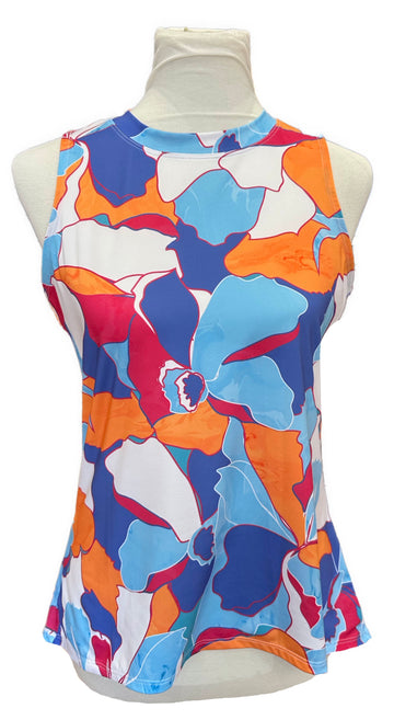 Tail Activewear Abstract Floral Tank Size M MSP$72