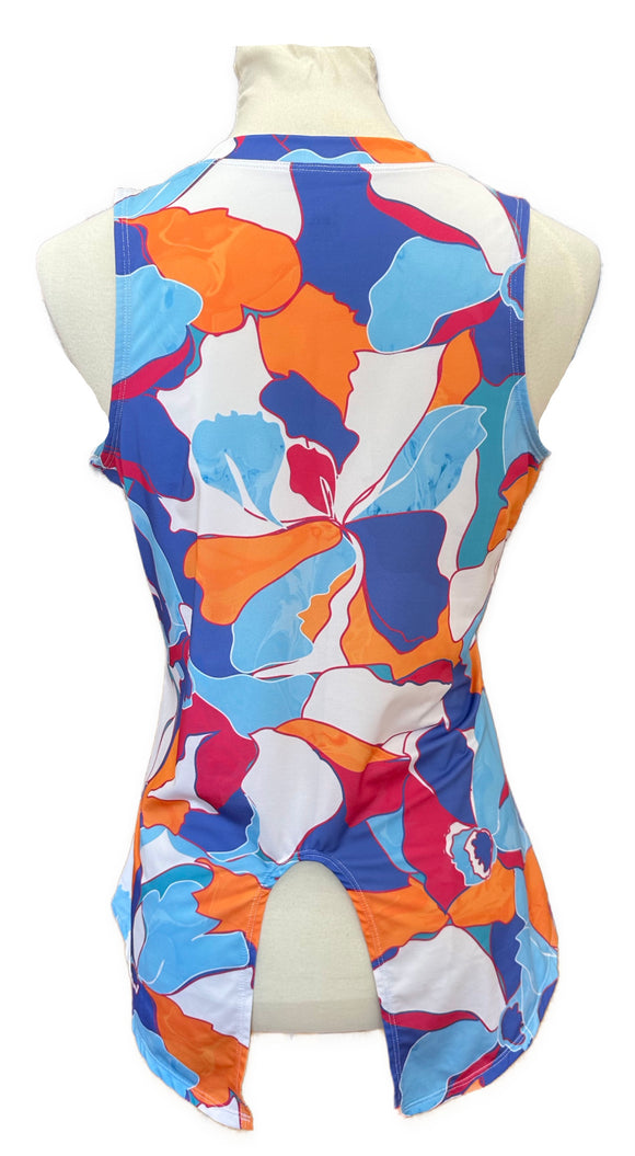 Tail Activewear Abstract Floral Tank Size M MSP$72