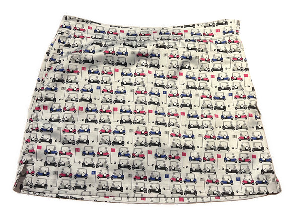 Izod Women's White Golf Cart Skort Size 14