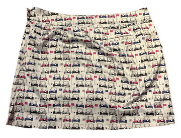 Izod Women's White Golf Cart Skort Size 14 - 0