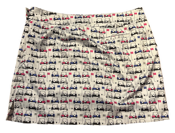 Izod Women's White Golf Cart Skort Size 14