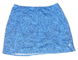 Jofit Women's Blue & Black Floral Print Golf Skort Size XL