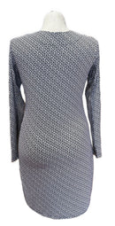Ibkul Crew V-neck Dress  - Black/White Size L MSP$118-2