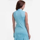 New EP NY Sleeveless Zip Mandarin Collar Golf Polo- Whirlpool MSP$84-2