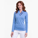 New EP NY Long Sleeve Crossover Collar Pullover - Open Air Multi MSP$120-2