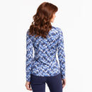 New EP NY Bargelp Print Long Sleeve Zip Golf Polo MSP$97-2