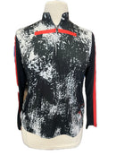 Jamie Sadock Sunsense Black & Gray Long Sleeve Golf Top Size L MSP$99-1