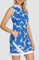 Tail Activewear Elisandra Sleeveless Golf Dress - Sicily Blooms Size M MSP$117-1