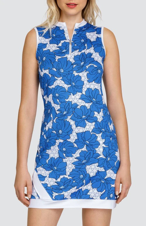 Tail Activewear Elisandra Sleeveless Golf Dress - Sicily Blooms Size M MSP$117